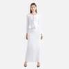 Solid color casual slim fit suit jacket mini skirt