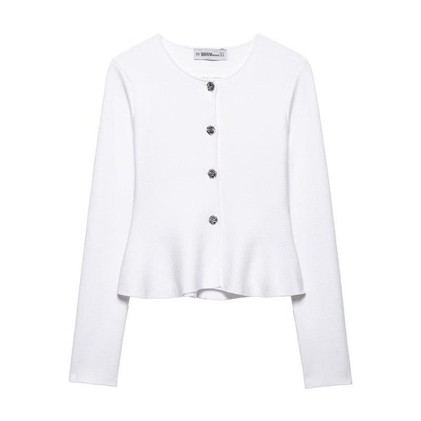 Solid color casual slim fit suit jacket mini skirt