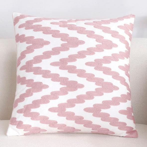 Solid Geometric Cushion Cover Pink Gray Blue Modern Decorative Throw Pillow Case Cushion Case for Room Bedroom Room Decorative Sofa Cushions Throw Pillows Cotton Pillow Covers Pillowcases 45x45
