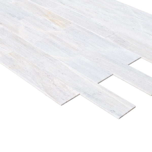 Solto White Marble Tile Honed Floor and Wall Tile 6