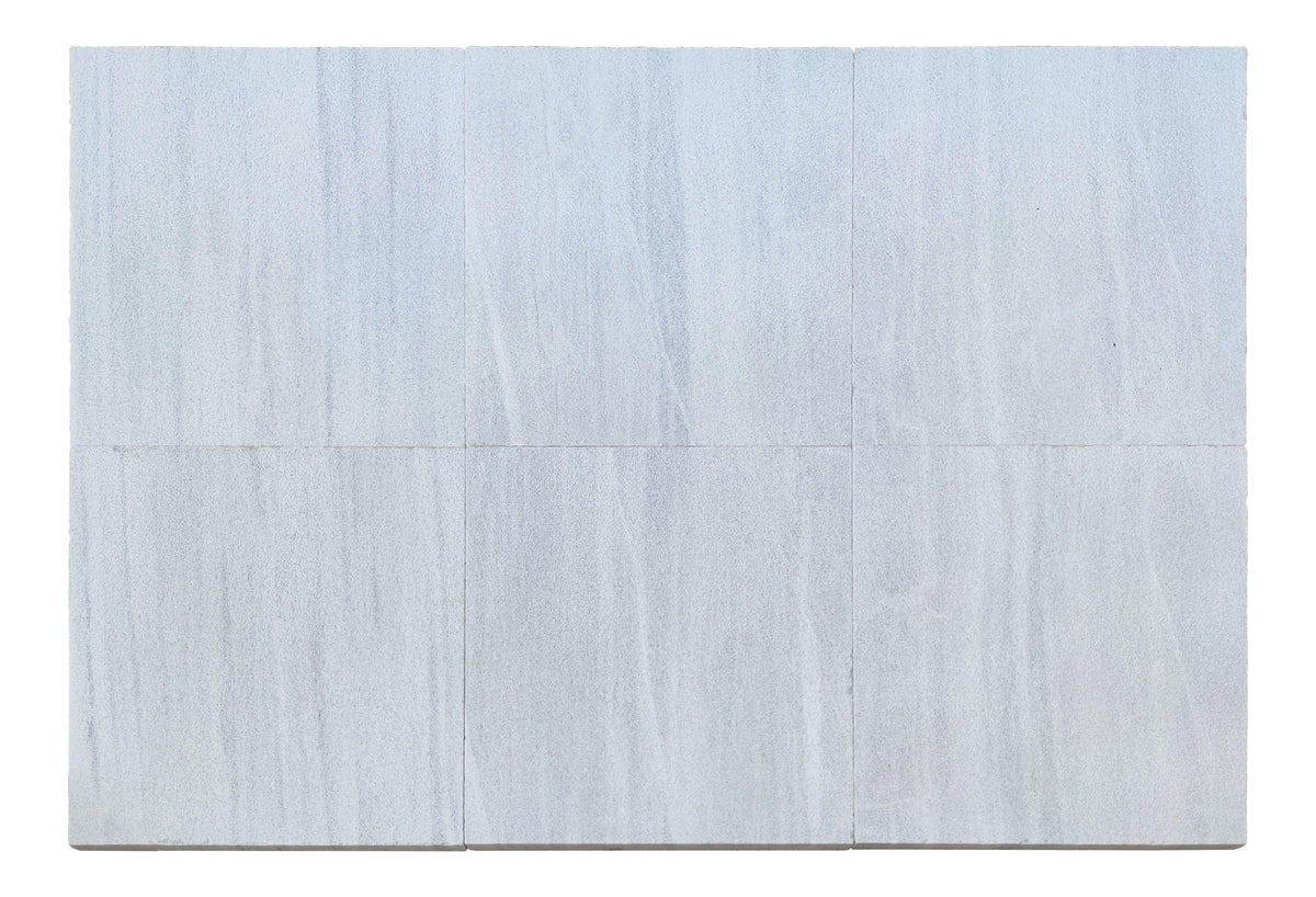 Solto White Tumbled Marble Pavers 16