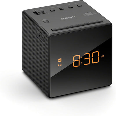 SONY ICFC1 ALARM CLOCK RADIO, BLACK