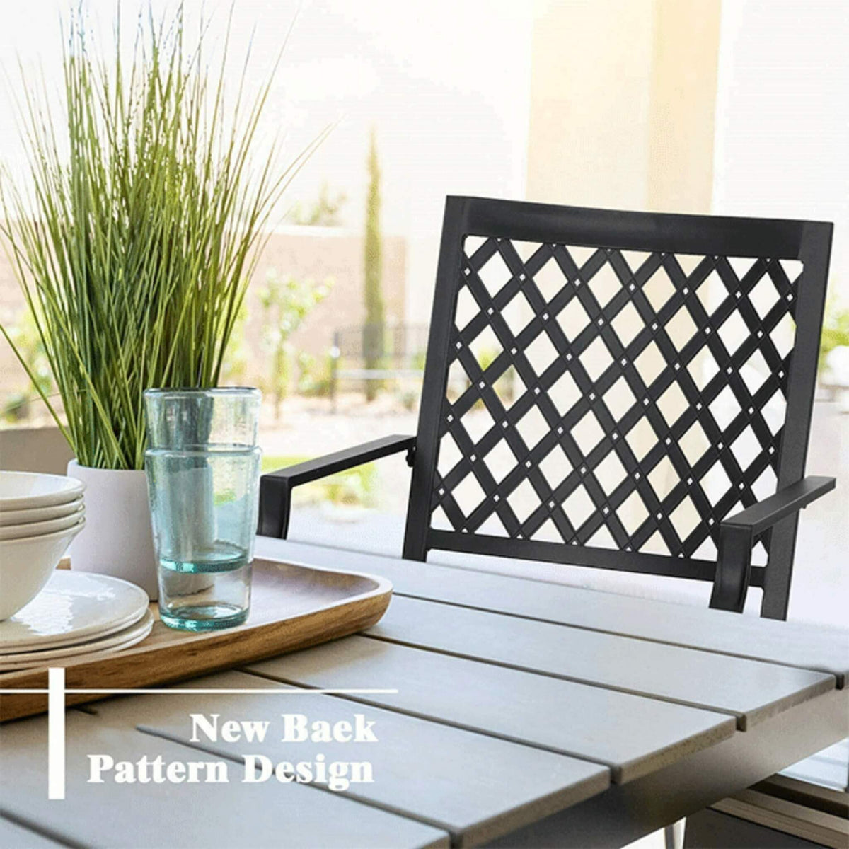 Sophia & William 5-Piece Outdoor Gas Fire Pit Table Set W/ Cushioned Swivel Dining Chairs (SAK63872)