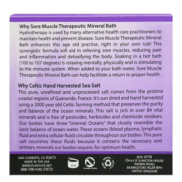 Sore Muscle Bath Salt 3oz - Gifts for You 'n Me