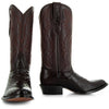 Men's  Brown Ostrich Print Cowboy Boots (H7002)