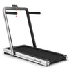 4.75HP 2 In 1 Folding Treadmill with Remote APP Control-Silver - Silver