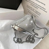 Sparkling Rhinestone Bag For Females Mini Portable Hand Bag Diamond Messenger Bag Fashionable Zipper Feminina Evening bag