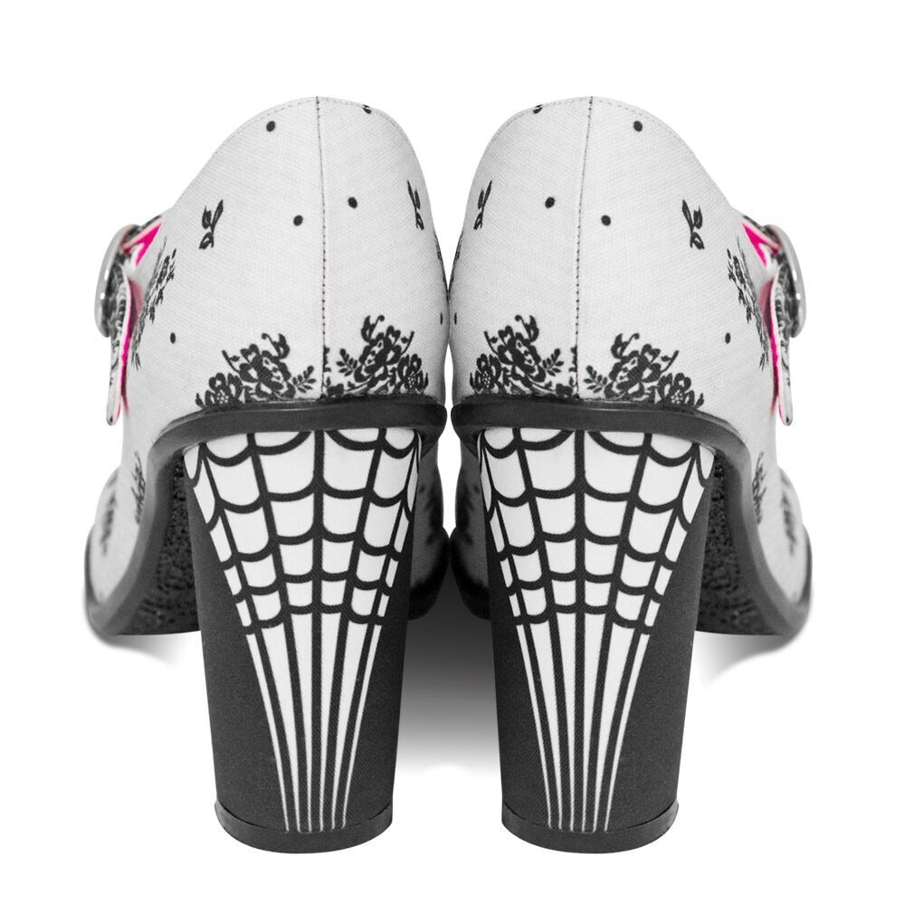 Chocolaticas® High Heels SPIDER WEB Women's Mary Jane Pump