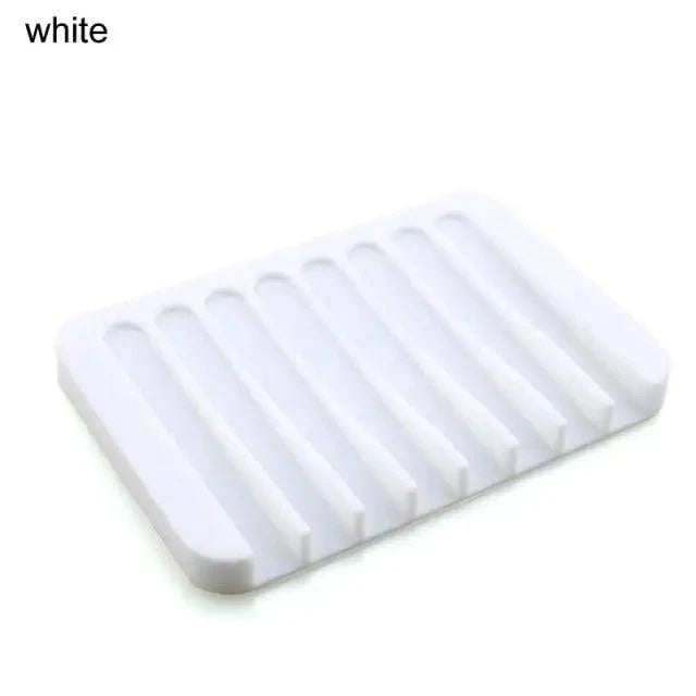 Sponge Holder PP Wheat Straw Storage Rack Drain Soap Box Tray Soapbox 1 Pcs Shower Soap Tray Tool Soap Dish Plate Holder Waterfall Draining Soap Sponge Holder for Shower Kitchen Sink Bathroom Laundry Countertop Face Body Bath Soap, Soap-Saving Dish