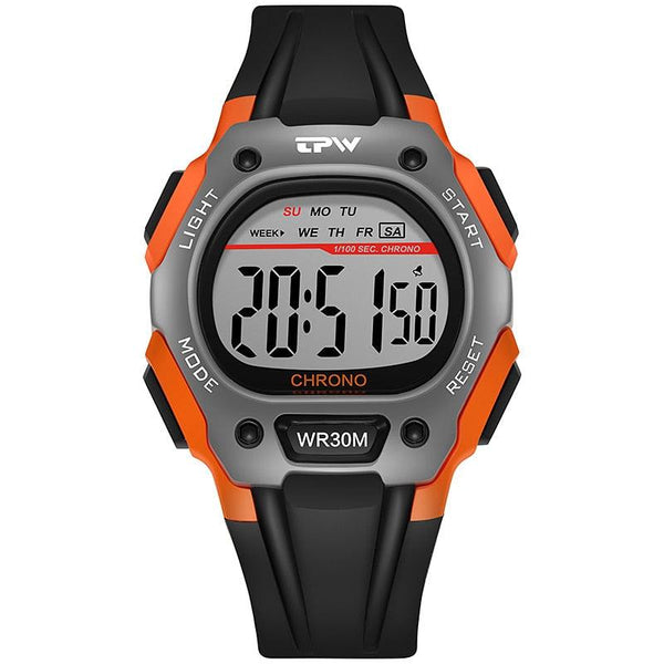 Sport Digital Watch For Women Girl LED Back Light Water Resistent Silicone Strap Stopwatch Countdown Dual Time Ultra-Thin Super Wide-Angle Display Digital Wrist Watches For Men Women
