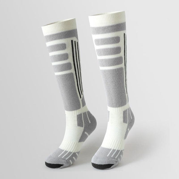 Sport's House women's outdoor thick looped warm Merino wool ski socks