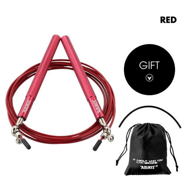 Sport Speed Jump Rope Professional Skipping Rope Adjustable Length Ergonomic Design Jumping Ropes For Speed Workout Ideal For Boxing Fitness Skip Workout Training