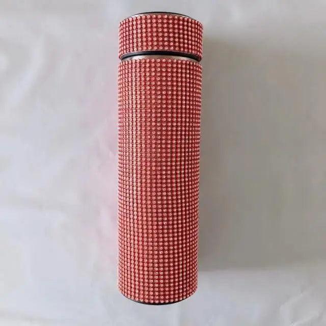 Sport Sterlling Creative Diamond Thermos Bottle Water Bottle Stainless Steel Smart Temperature Display Vacuum Flask Mug Gift for Men Women