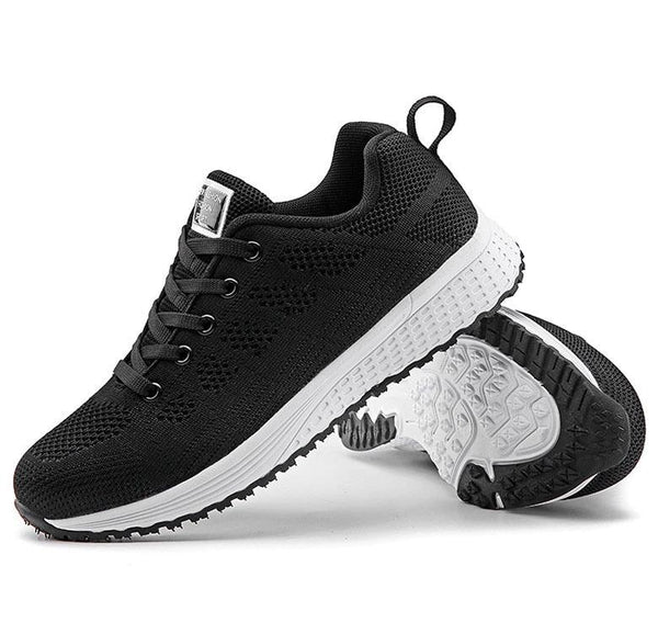 Sport Women Casual Shoes Fashion Breathable Walking Mesh Flat Sneakers Women Gym Vulcanized Tenis Walking Shoes Breathable Lightweight Casual Comfort Fashion Sneaker