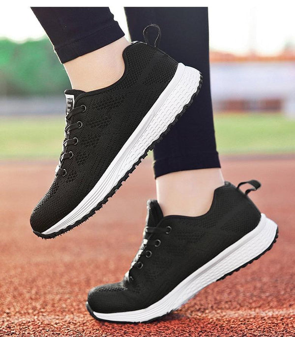 Sport Women Casual Shoes Fashion Breathable Walking Mesh Flat Sneakers Women Gym Vulcanized Tenis Walking Shoes Breathable Lightweight Casual Comfort Fashion Sneaker