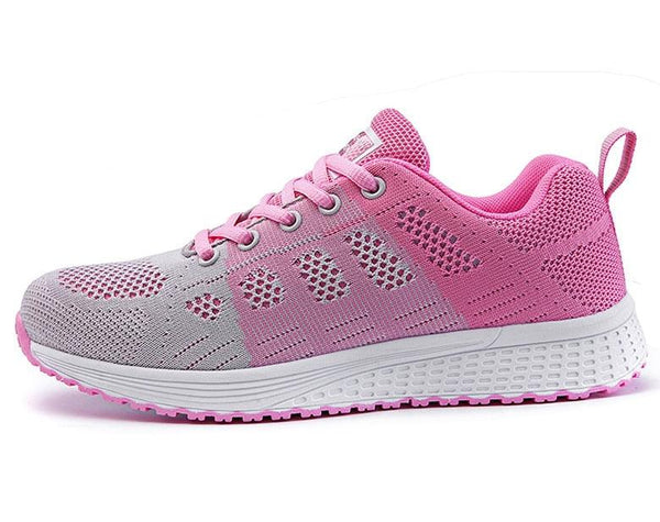 Sport Women Casual Shoes Fashion Breathable Walking Mesh Flat Sneakers Women Gym Vulcanized Tenis Walking Shoes Breathable Lightweight Casual Comfort Fashion Sneaker