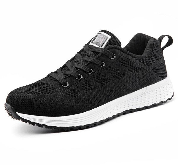 Sport Women Casual Shoes Fashion Breathable Walking Mesh Flat Sneakers Women Gym Vulcanized Tenis Walking Shoes Breathable Lightweight Casual Comfort Fashion Sneaker