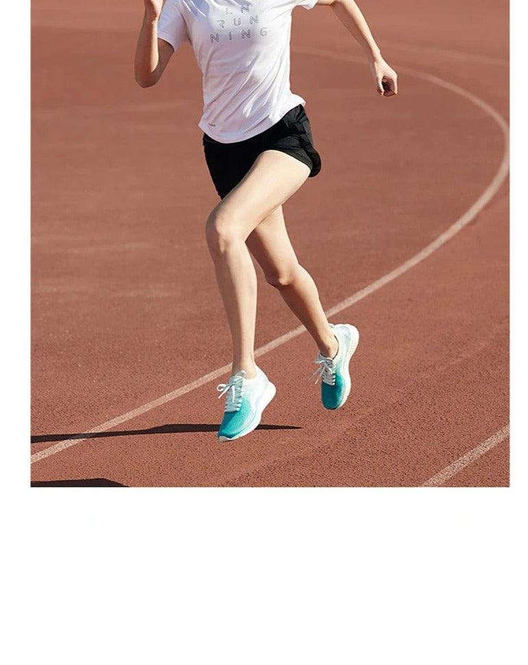 Sport Women Racing Marathon Cushion Running Sneakers Walking Tennis Lightweight Breathable Memory Foam Sport Sneakers For Athletic Gym Outdoor Jogging