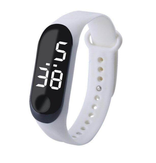 Sport Women Workout Watch LED Luminous Electronic Sensor Watches Casual Bracelet Wrist Watch Digital Watch Ultra-light Silicone Strap Comfortable Wristwatch Digital LED Sports Universal Womens Kids Watch