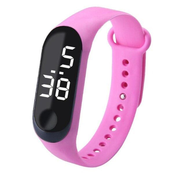 Sport Women Workout Watch LED Luminous Electronic Sensor Watches Casual Bracelet Wrist Watch Digital Watch Ultra-light Silicone Strap Comfortable Wristwatch Digital LED Sports Universal Womens Kids Watch
