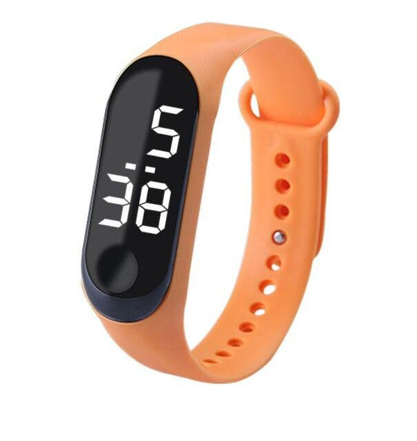 Sport Women Workout Watch LED Luminous Electronic Sensor Watches Casual Bracelet Wrist Watch Digital Watch Ultra-light Silicone Strap Comfortable Wristwatch Digital LED Sports Universal Womens Kids Watch