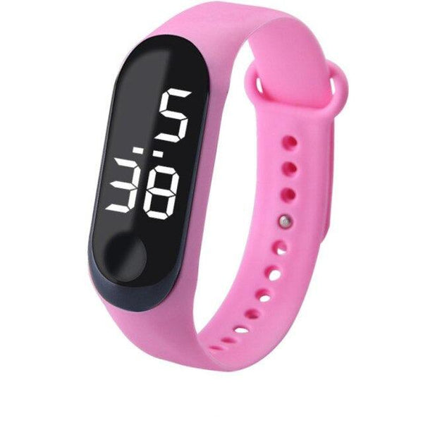 Sport Women Workout Watch LED Luminous Electronic Sensor Watches Casual Bracelet Wrist Watch Digital Watch Ultra-light Silicone Strap Comfortable Wristwatch Digital LED Sports Universal Womens Kids Watch