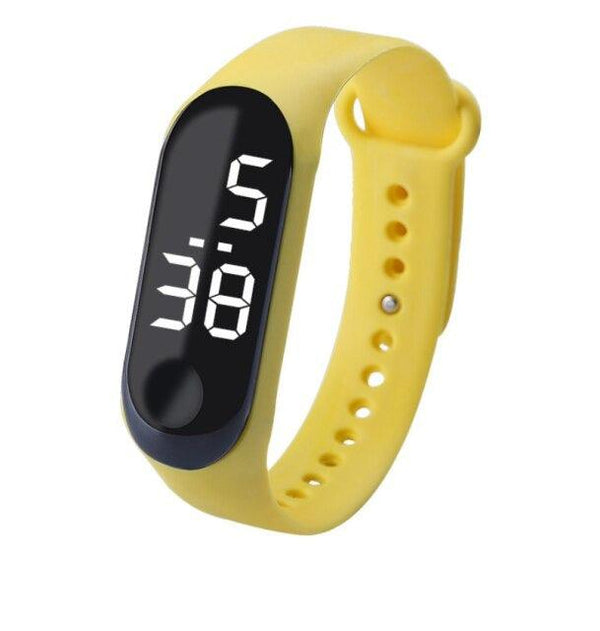 Sport Women Workout Watch LED Luminous Electronic Sensor Watches Casual Bracelet Wrist Watch Digital Watch Ultra-light Silicone Strap Comfortable Wristwatch Digital LED Sports Universal Womens Kids Watch