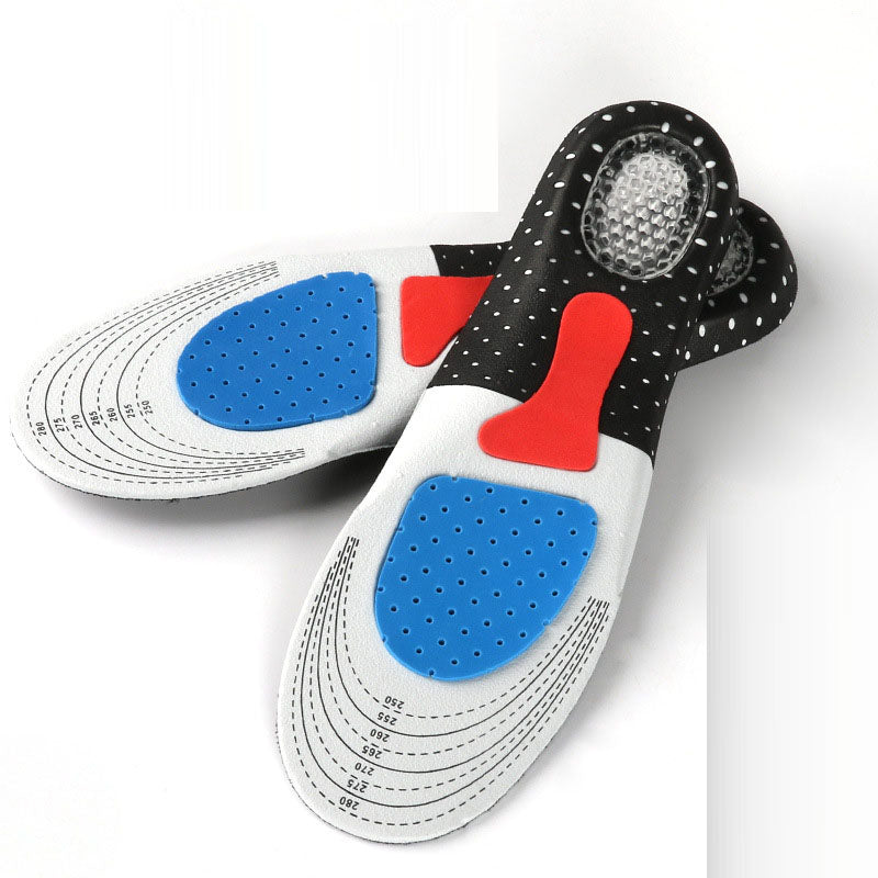 Sports insoles for men and women, sweat absorbing, breathable and shock-absorbing insoles