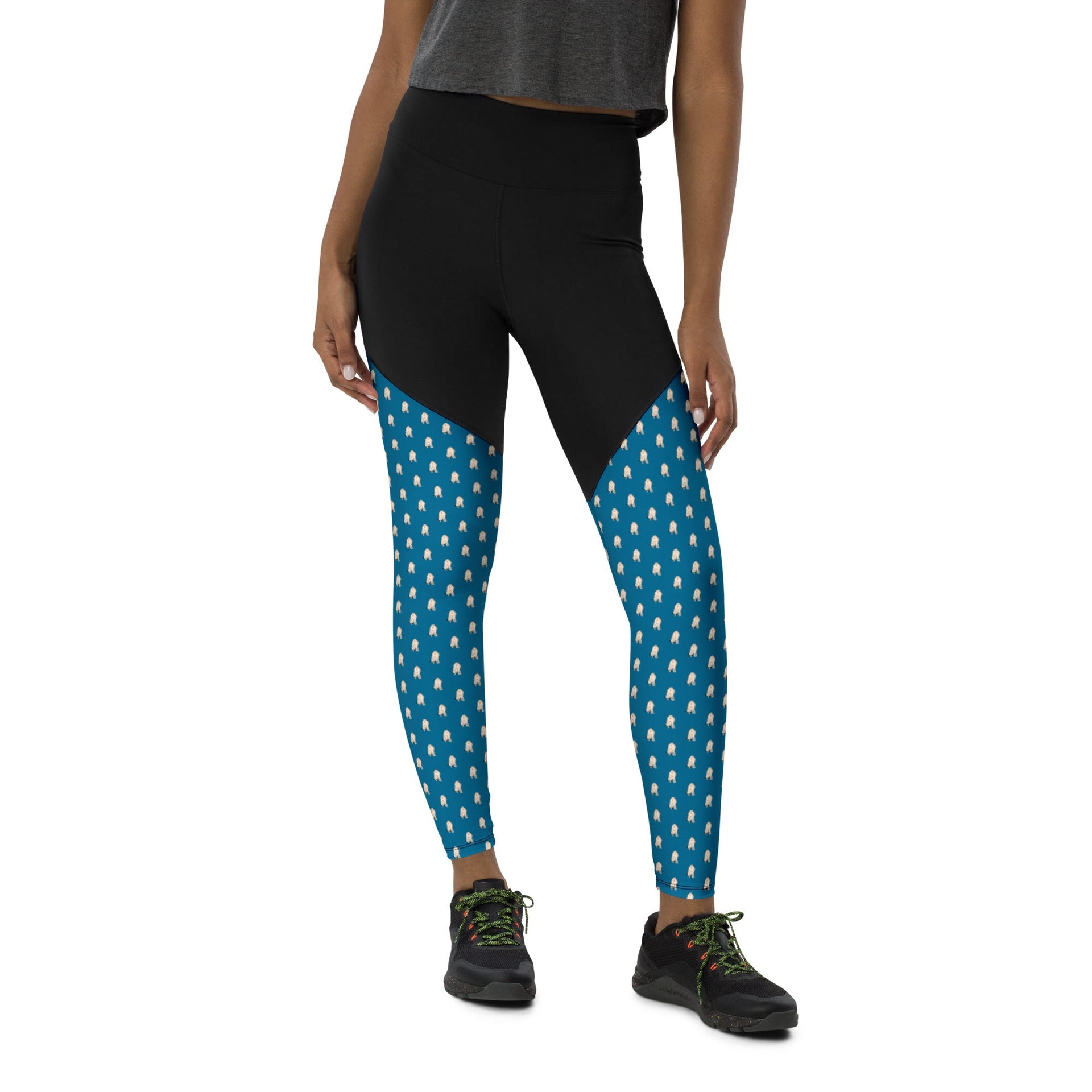 Pug Butt Compression Running Leggings