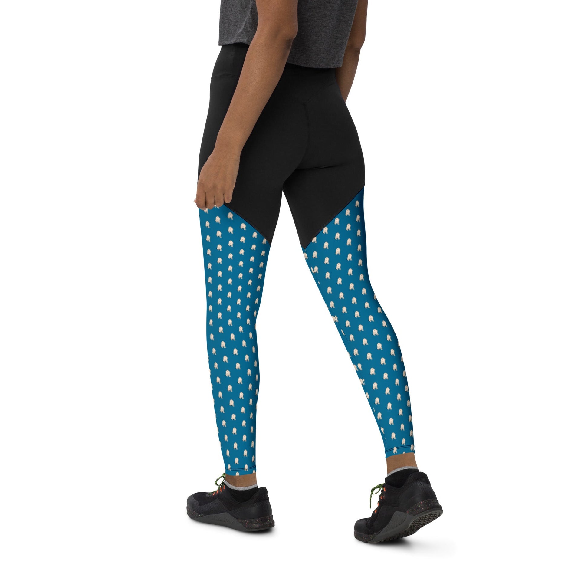 Pug Butt Compression Running Leggings