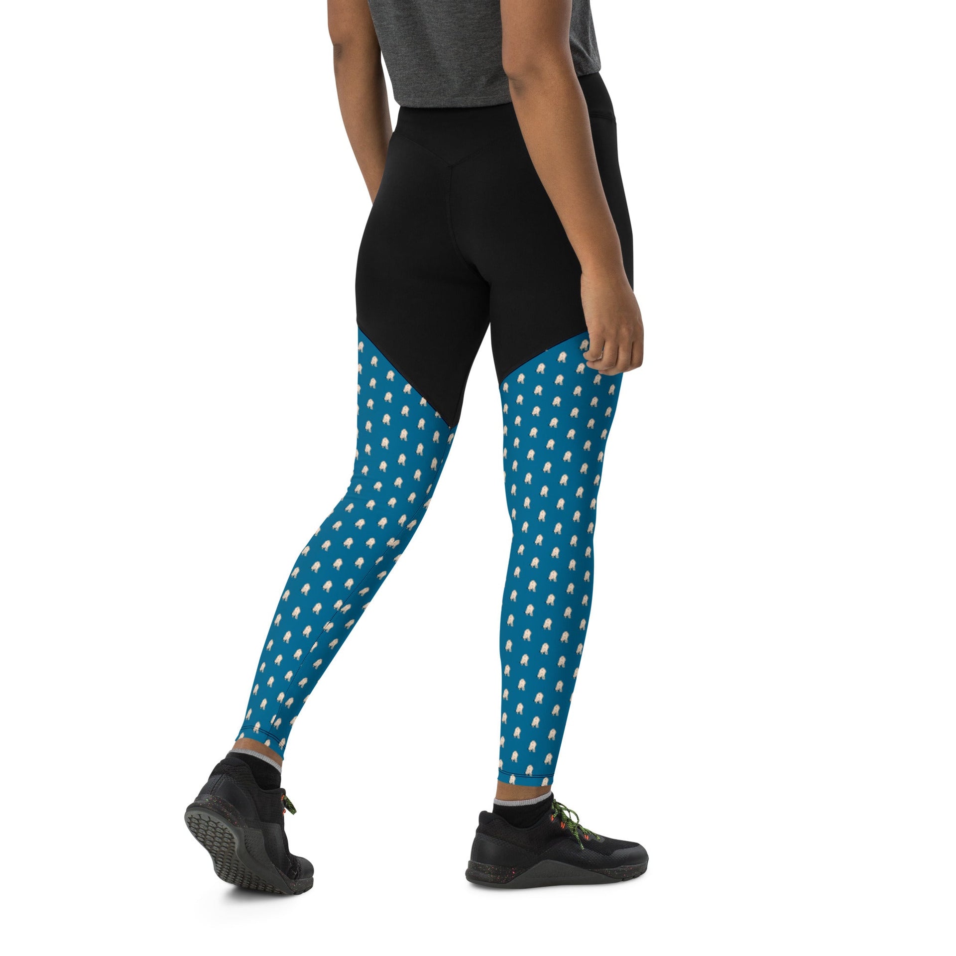 Pug Butt Compression Running Leggings