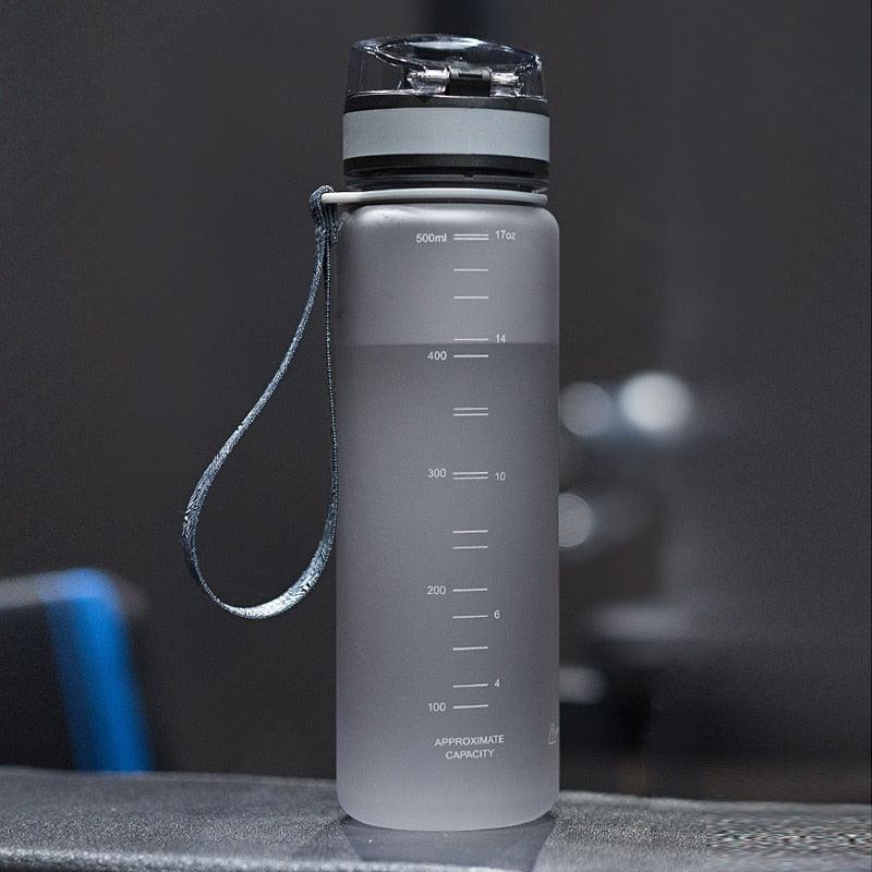 Sports Water Bottles With Time Marker Portable Leakproof Outdoor Shaker My Bottle Tritan Plastic Eco-Friendly Drinkware BPA Free Leakproof Outdoor Sport Direct Drinking Plastic Eco-Friendly Drinkware Water bottle