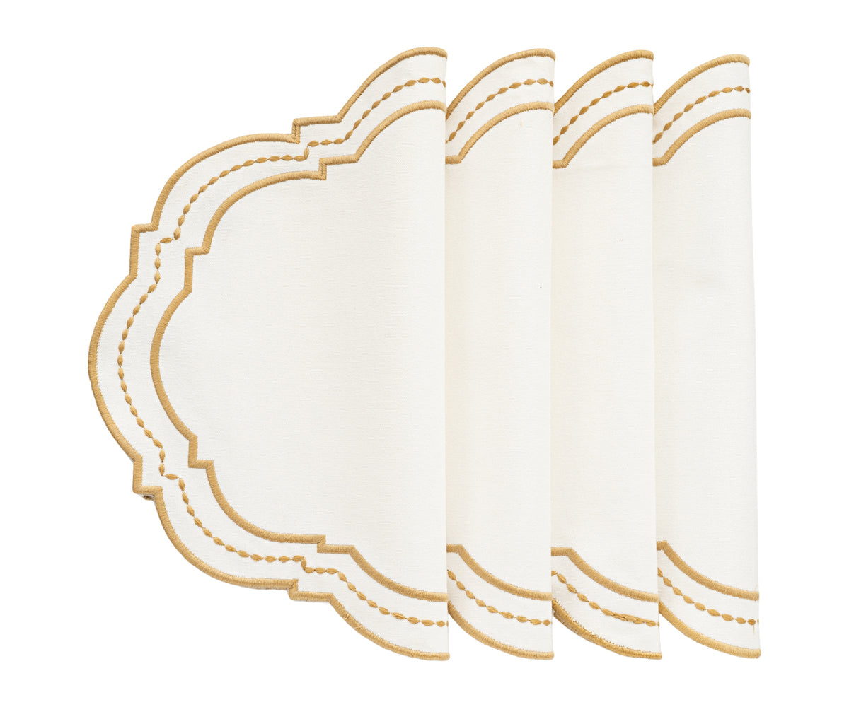 Oval Placemats Set of 4 - Cotton Placemats
