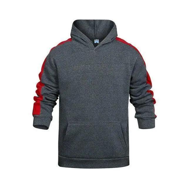 Spring Autumn Male Casual Hoodies Sweatshirts Men's Solid Color Hoodies Sweatshirt Tops Men's Hoodies Casual Classic Crew Neck Mens Hooded Sweatshirts