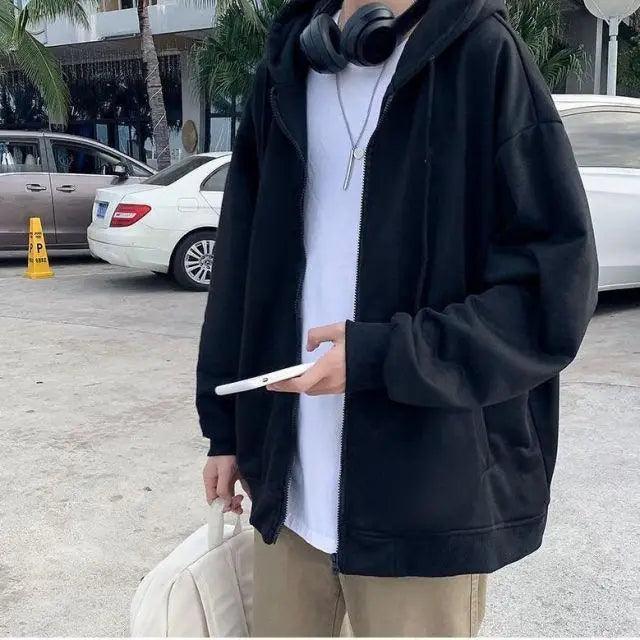 Spring Men's Jackets Hooded Coats Casual Sweatshirts Male Tracksuit Fashion Super Soft & Durable Boys Hoodies Crafted With a Rich Blend of Cotton