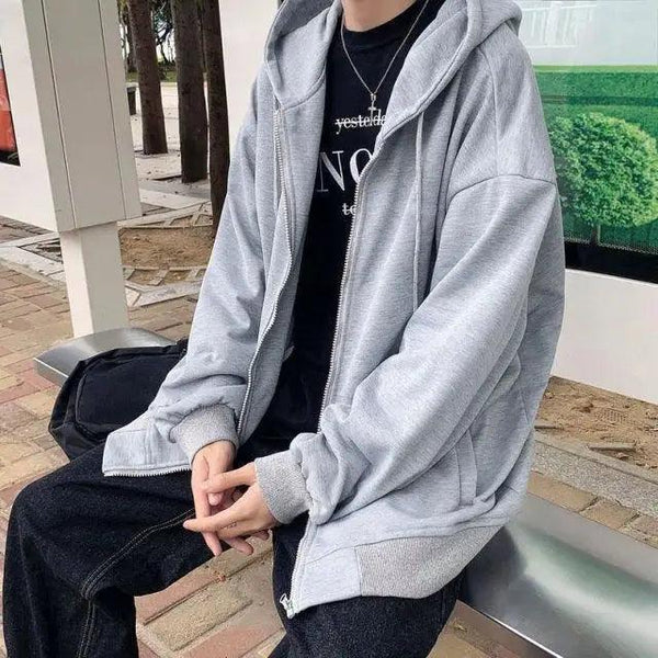 Spring Men's Jackets Hooded Coats Casual Sweatshirts Male Tracksuit Fashion Super Soft & Durable Boys Hoodies Crafted With a Rich Blend of Cotton