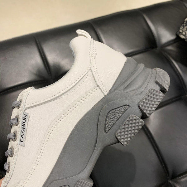 Spring Summer Lace-up White Women Flat Leather Shoes White Board Casual Shoes Women Sneakers Casual Everyday Walking Fashionable Shoes