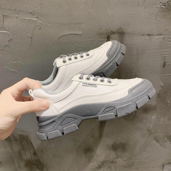 Spring Summer Lace-up White Women Flat Leather Shoes White Board Casual Shoes Women Sneakers Casual Everyday Walking Fashionable Shoes