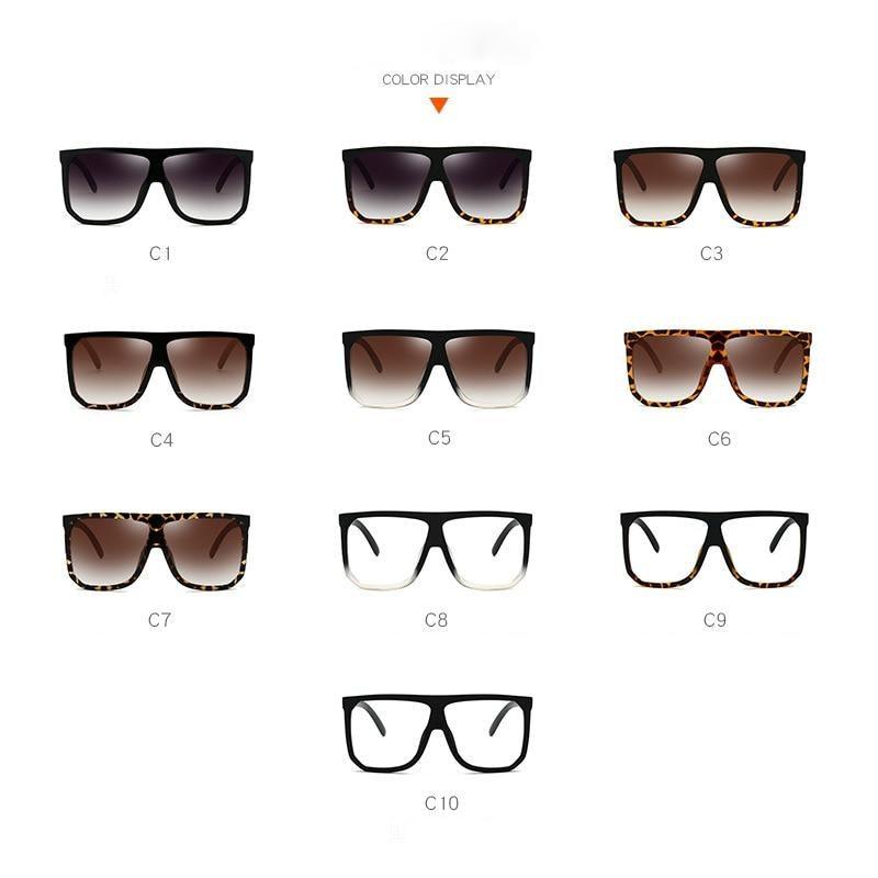Square Shape Sunglasses For Women New Fashionable New  & Oversized Sun Glasses For Female In Different Shades For Men & Women oversized square glasses for men/women