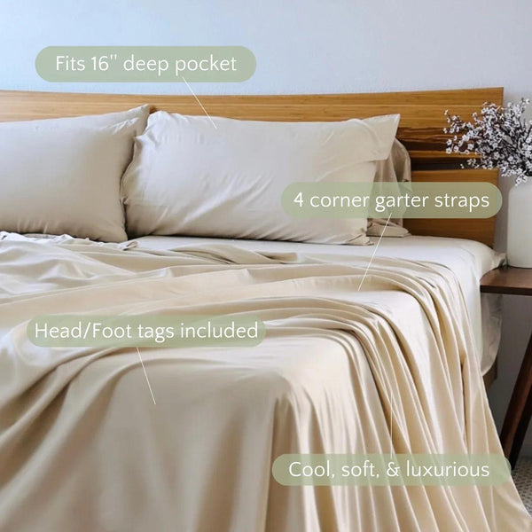 Copper Infused Bamboo Sheet Set - Gifts for You 'n Me