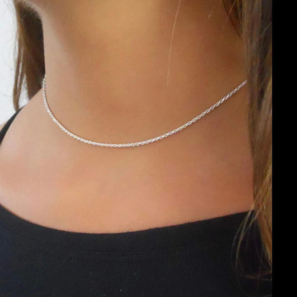 Solid Sterling Silver Stacking Necklace 3 Lengths - Gifts for You 'n Me