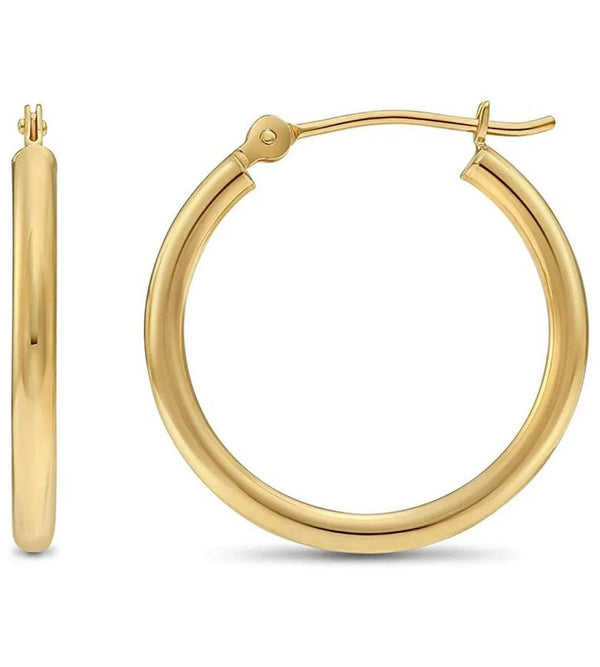 3 Pack Sterling Silver 20MM Round Hoop Earrings - Gifts for You 'n Me