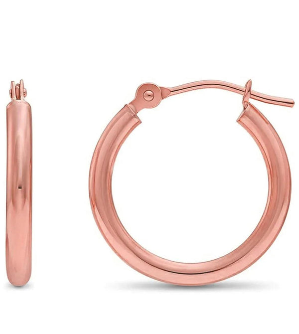 3 Pack Sterling Silver 20MM Round Hoop Earrings - Gifts for You 'n Me
