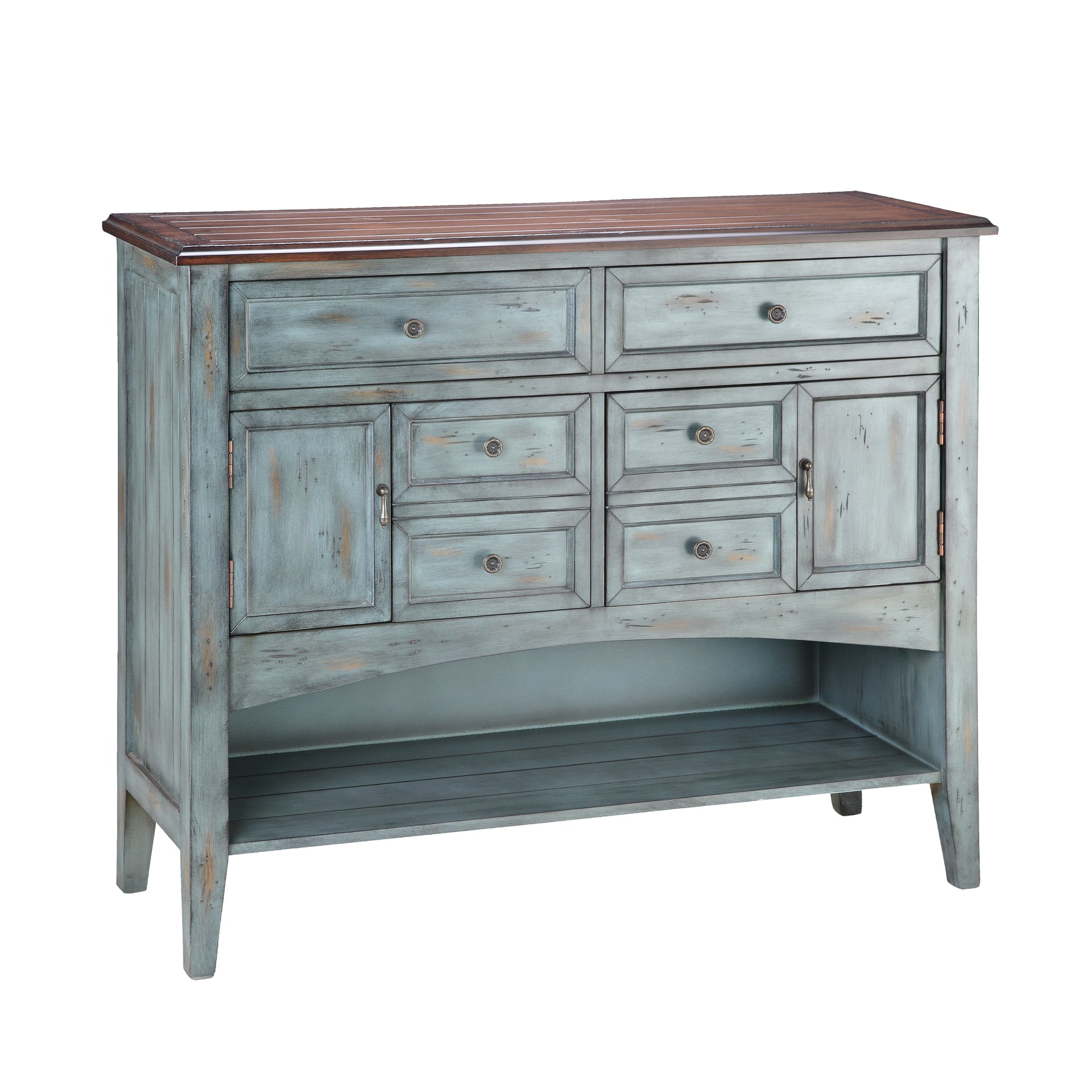 Hart Chest - 6 Drawer Short Blue