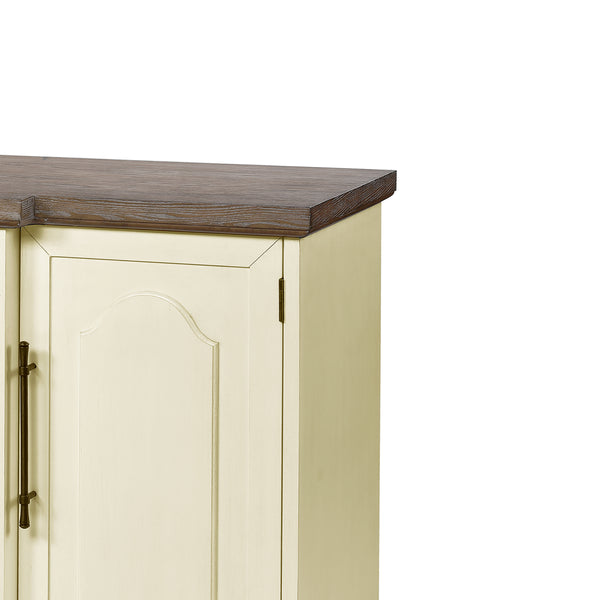 Locksmith Credenza - 4 Door Cream