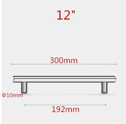 Stainless Steel Kitchen Door Cabinet T Bar Handle Pull Knob Door Pull Handle Stainless Door Handle Stainless Steel Hollow Bar Drawer Pulls Cupboard Knob For Kitchen Furniture