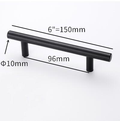 Stainless Steel Kitchen Door Cabinet T Bar Handle Pull Knob Door Pull Handle Stainless Door Handle Stainless Steel Hollow Bar Drawer Pulls Cupboard Knob For Kitchen Furniture