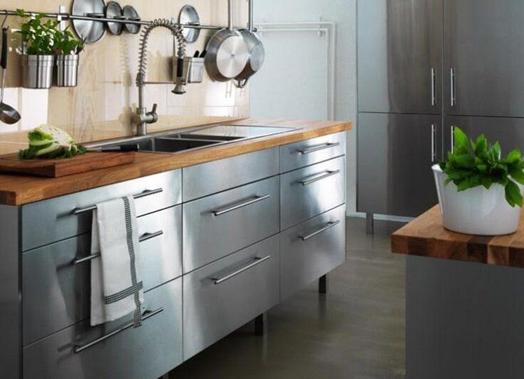 Stainless Steel Kitchen Door Cabinet T Bar Handle Pull Knob Door Pull Handle Stainless Door Handle Stainless Steel Hollow Bar Drawer Pulls Cupboard Knob For Kitchen Furniture