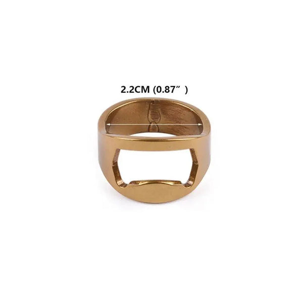 Stainless Steel Ring-shape Can Bottle Opener Bottle Cap Opening Remover Kitchen Gadgets Bar Useful Tools