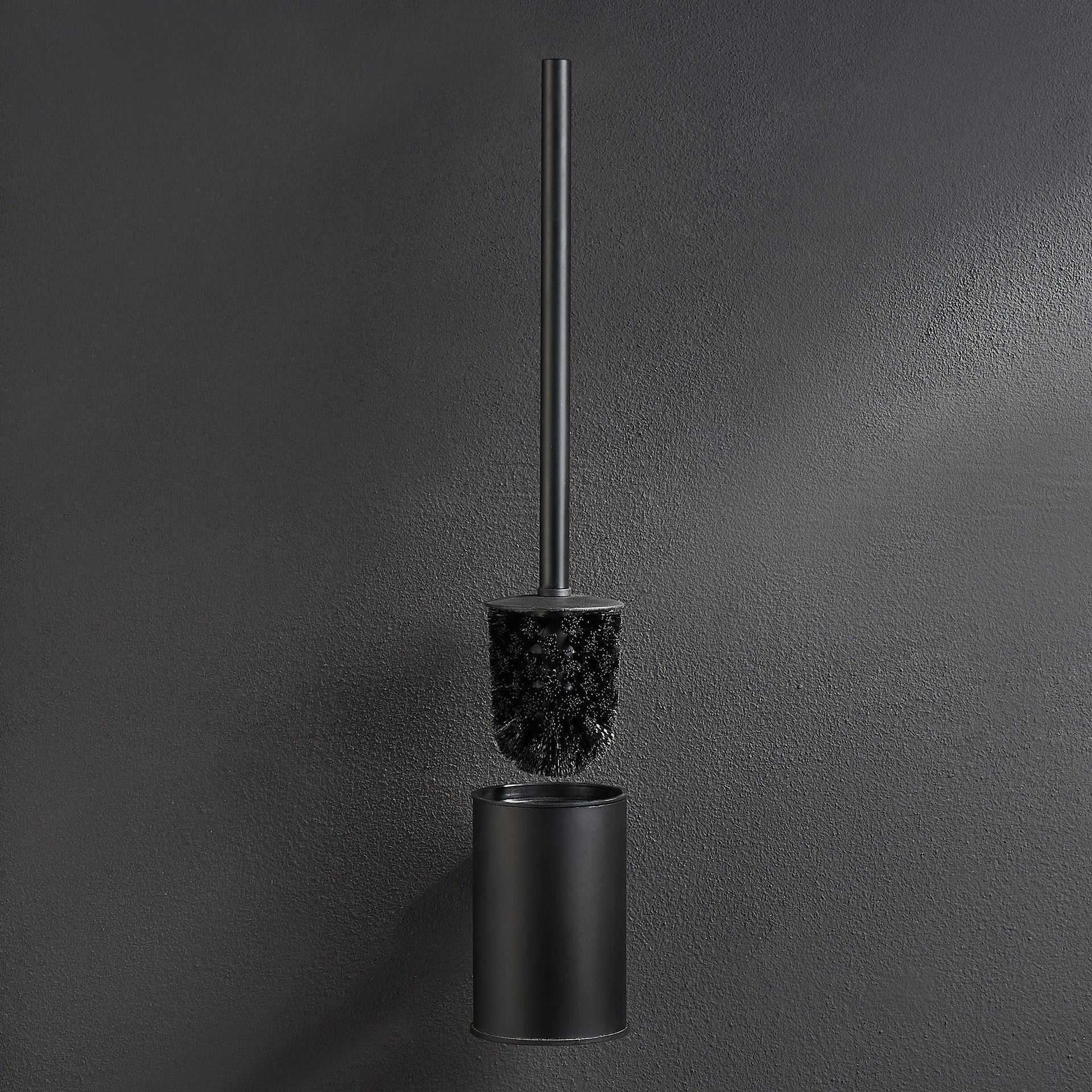 Stainless Steel Toilet Brush Holder Bathroom Cleaning Tool Holder With Toilet Brush Toilet Brush With Holder Bathroom Toilet Bowl Brush Set Non-Slip Handle Wall Mounted Floor Standing